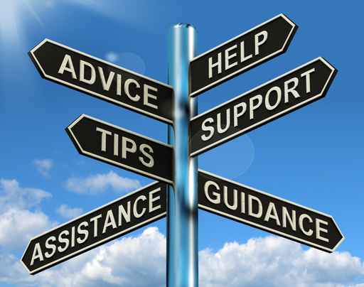 Advice Help Support And Tips Signpost Showing Information And Gu Advice Help Support And Tips Signpost Showing Information And Gu