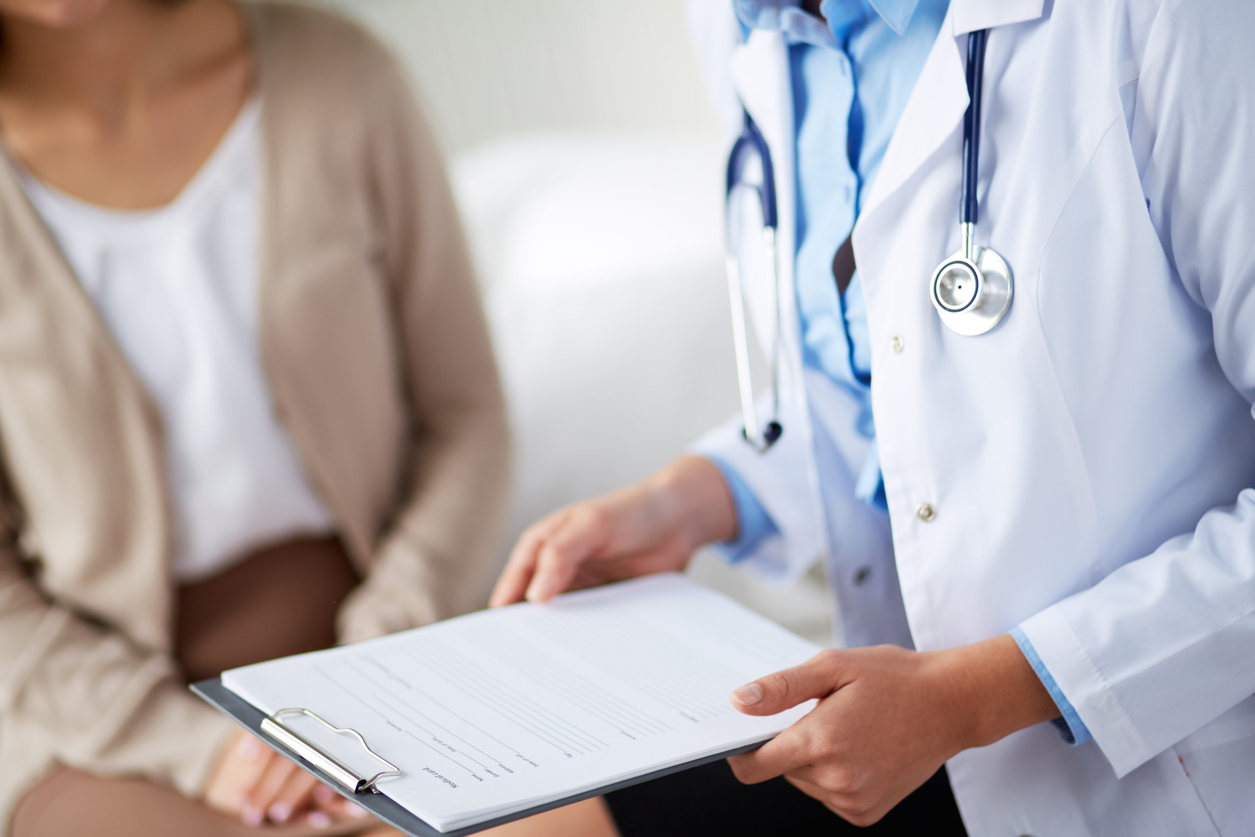 Doctor with medical card Doctor with medical card